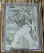 2020 Topps Update Alex Blandino Yellow Printing Plate 1/1 Cincinnati Reds!