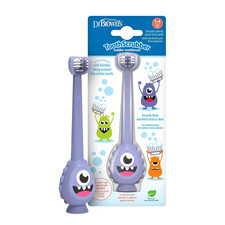 Toothscrubber Toothbrush, Three-Sided Toddler Training Toothbrush for Ages 1-4 Y