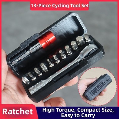 13 in 1 Fahrrad Multitool Ratschenschraubendreher mit Sechskantschl��sseln f��r
