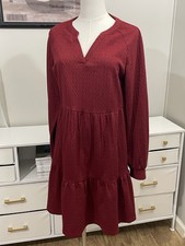 Dokotoo Burgundy Sweater Dress Women’s Size Small