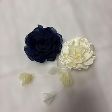 Red Flower Hairpin, Stylish Hair Accessory