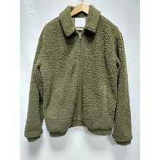 Urban Outfitters Green Sherpa Jacket Knit Women Size M