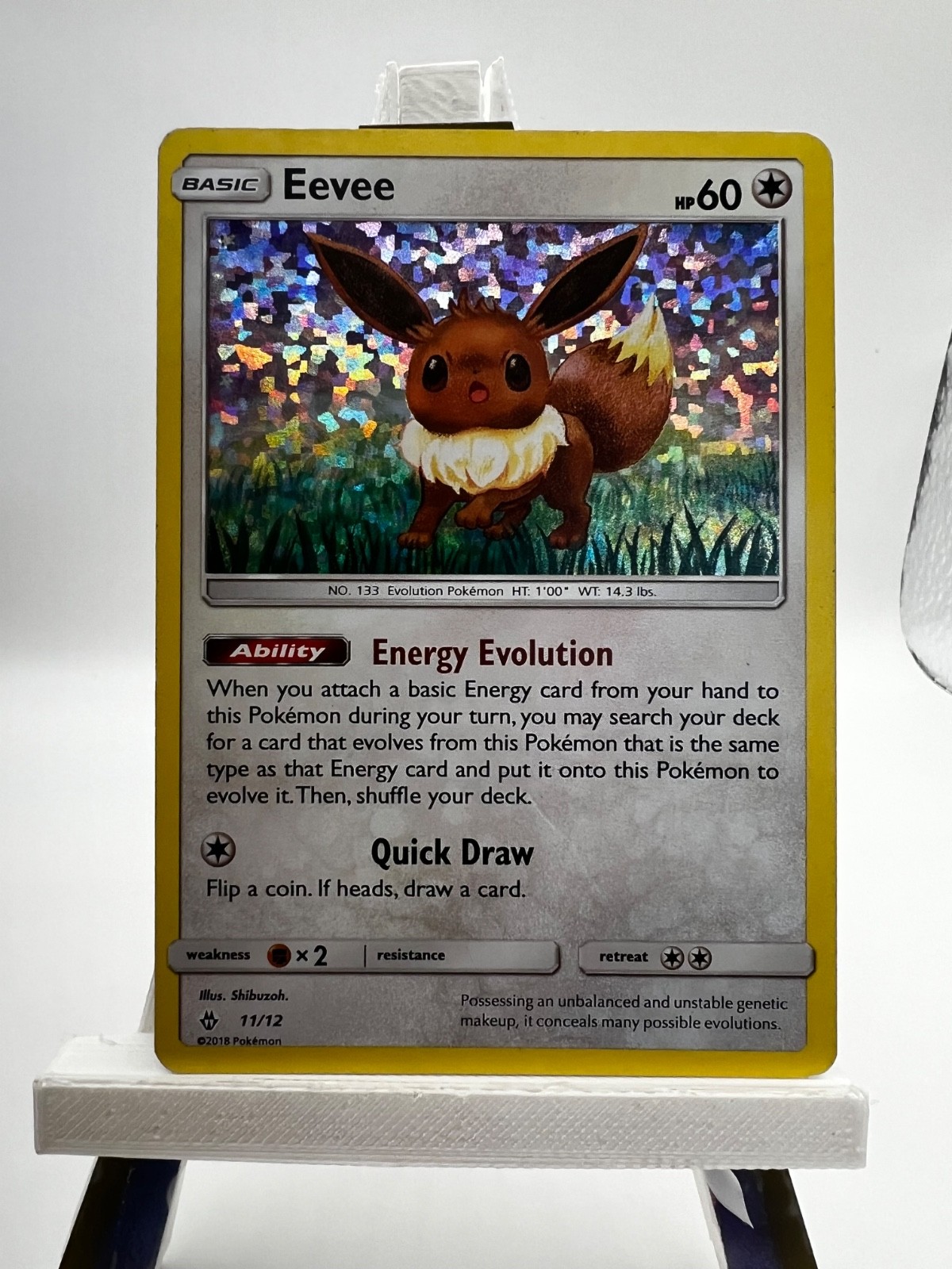 Eevee 011/012 McDonald's 2018 Holo