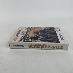 🔥MAGIC OF SCHEHERAZADE (Nintendo, 1989) Complete CIB Box Game RPG MAP NES🔥