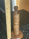 Vintage Mid Century Solid Wood 6 pcs Napkin Ring Holder / Stand. Made In Taiwan — photo 7
