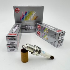 Spark Plug-Laser Iridium High Ignitability NGK SIFR6A11 0127 Set of 4Pcs