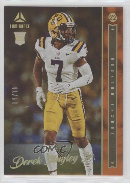 2022 Panini Luminance Rookie Orange 41/50 Derek Stingley Jr #138 Rookie RC 0b3