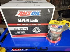 AMSOIL SEVERE GEAR® 75W-90 100% Synthetic Gear Lube (Case Of 12)