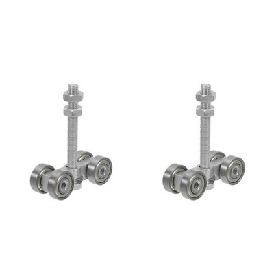2 Pack Hängende Schiebetürrollen Türrad Sliding Closet Door Rollers