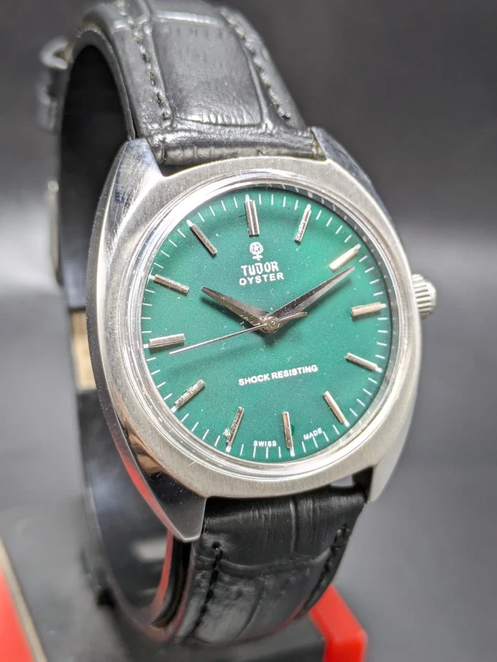 Винтажные швейцарские мужские часы Tudor Oyster с ручным заводом 17 камней - Изображение 2 из 4