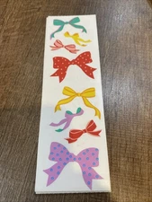 Mrs. Grossman's Stickers 1 Strip Ribbon Bows VTG 1991 Retired