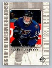 1999 Upper Deck SP Authentic Sign of the Times SERGEI GONCHAR #SG NM