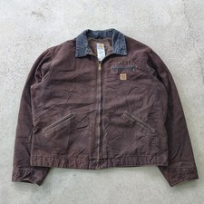 Carhartt J97 DKB brown Detroit work wear jacket
