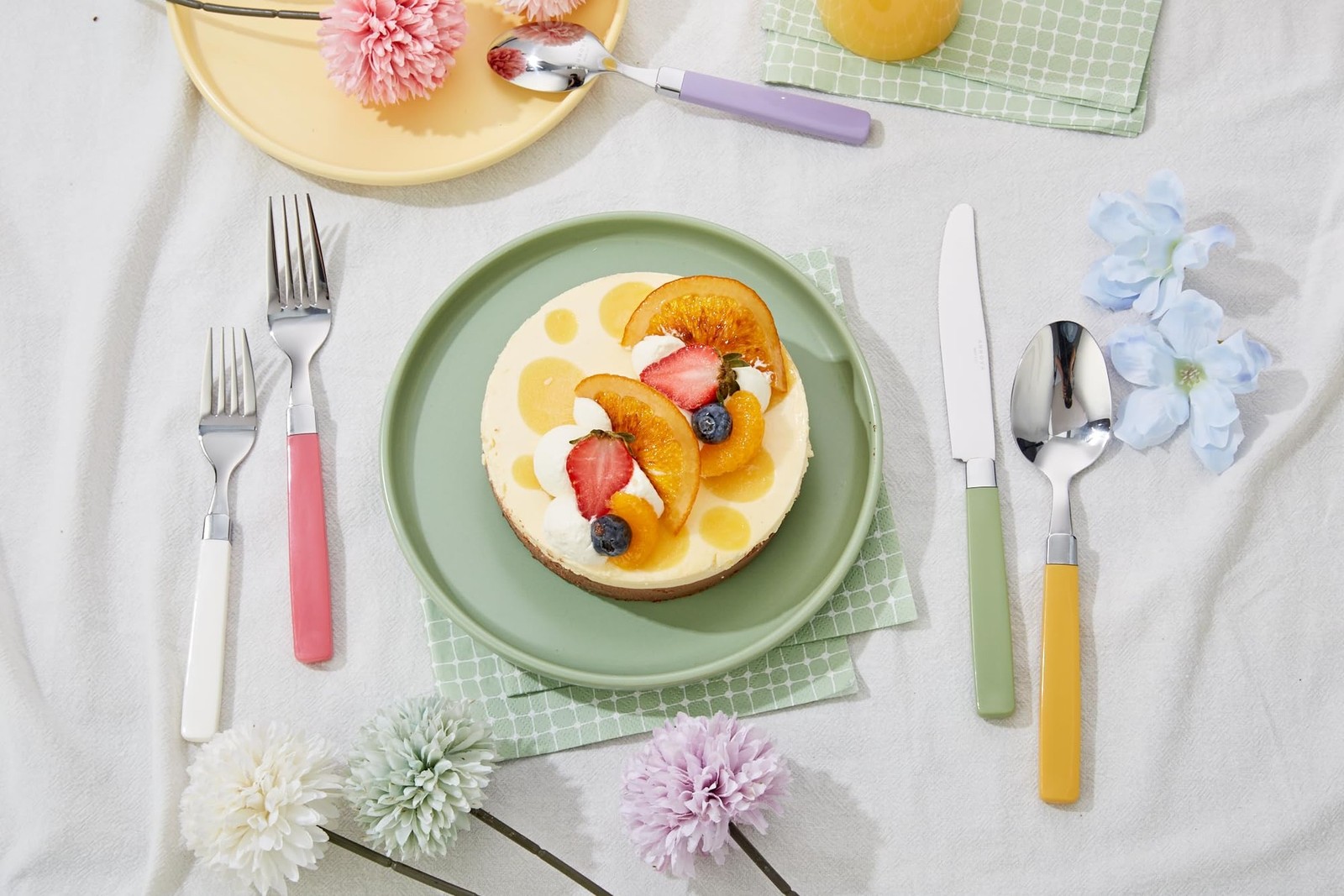 ANNOVA Silverware Set Stainless Steel Colorful Tableware Kitchen Flatware Set...