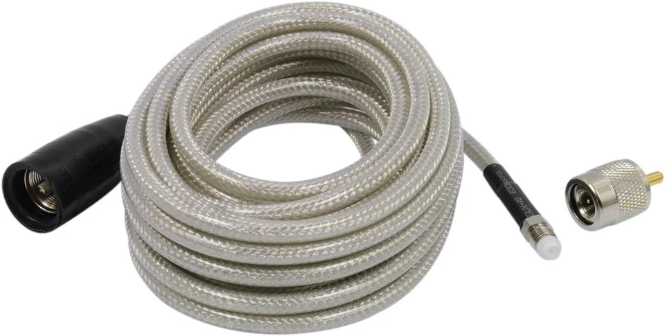 18FT Coax Cable with Removable Connectors - Perfect for Indoor/Outdoor CB Use - Image 2 of 4