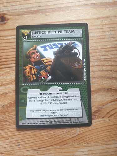 Dredd: The Card Game CCG - Resources - Round Table Productions - 1999 - Various - Picture 16 of 32