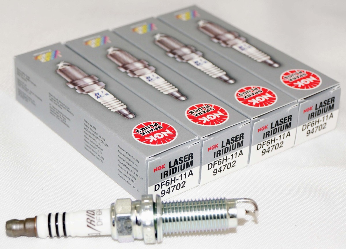 Pack of 4 Genuine NGK 94702 Laser Iridium Spark Plugs DF6H11A | eBay