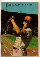1967 TOPPS  Venezuela #82 RENE PAREDES Very Rare Venezuelan VINTAGE 1960S B