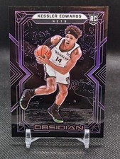 2021-22 Panini Obsidian Basketball Kessler Edwards Purple Parallel RC #d /99