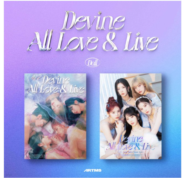 ARTMS [DALL] 1-й полный альбом CD + фотокнига + наклейка + плакат + 3 карты + удостоверение личности изображение + подарок