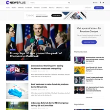 News Plus Website Design with Free VPS Web Hosting and Installation