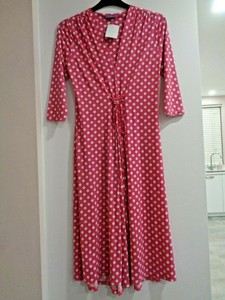 qvc polka dot dress