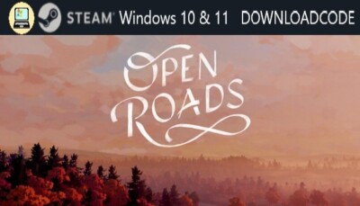 NEU PC Computer Spiel Open Roads für Windows 10 11 STEAM Download Code Game Key
