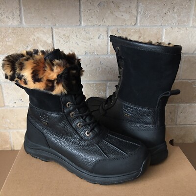 UGG ブーツ　23センチ UGG Adirondack III Panther Butterscotch Black WP Leather Snow