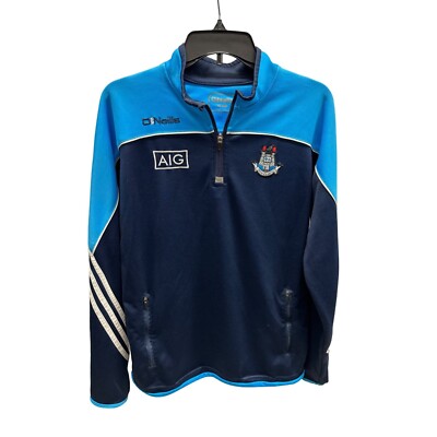 O'Neills Dublin GAA 1/4 Zip Athletic Top Small