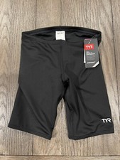 Mens Black Spandex Jammers Compression Shorts swimsuit 26 New