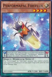 Performapal Fireflux - SHVI-EN005 - Common - Unlimited Edition x3 - Lightly Play