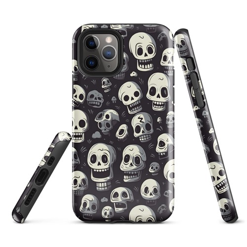 Halloween Cartoonish Skull Expressions Medley Tough Case iPhone® by Trendyz - Picture 7 of 20