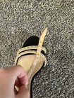 NEW TopShop Black Orange Tan Ankle Studded Strappy Suede Sandal Heels UK 38/US 8 — photo 7