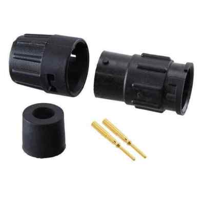 CONN RCPT STECKER 2POS GOLD CRIMP