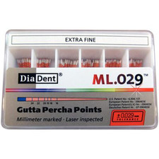 Endo Millimeter Marked Gutta Percha Points By Diadent 100/pk 