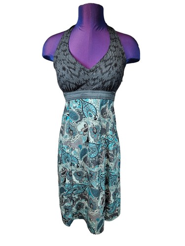 athleta pack everywhere halter dress NWT Paisley Print 4 size:4
