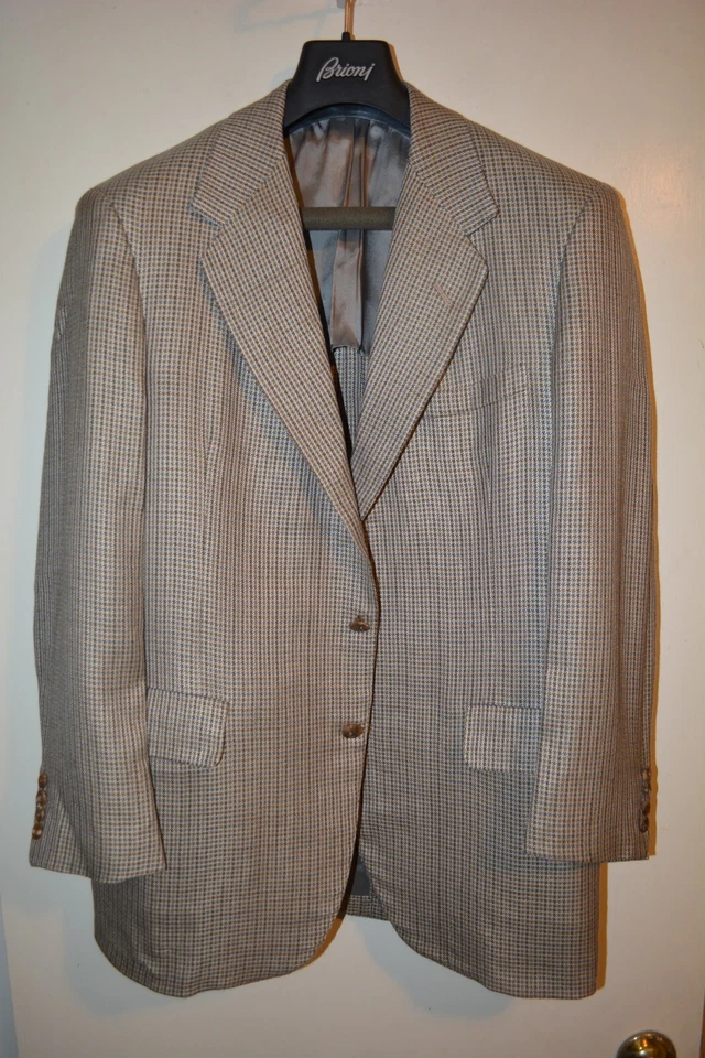 $4150 Oxxford Clothes Chaqueta Blazer Seda Pura 42R Neiman Marcus Foto 4 de 4