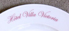 HOTEL VILLA VICTORIA (FRANCE) 8-1/2" PLATE