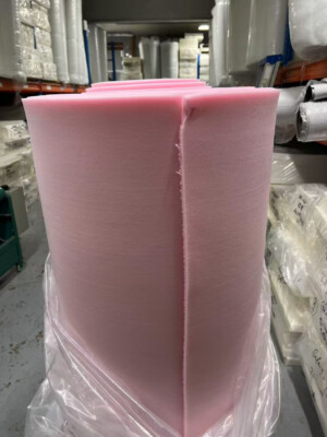 Galaxy Upholstery Fabric Back Pink Sew Foam 58'' Wide 1/2'' Thickness By The Yard