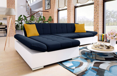 Ecksofa Magneux Ecke Schlaffunktion Bettkasten Polstersofa Eckcouch Sofa Couch