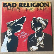 Greg Graffin Autographed Bad Religion Vinyl Record Album LP Recipe For Hate Auto