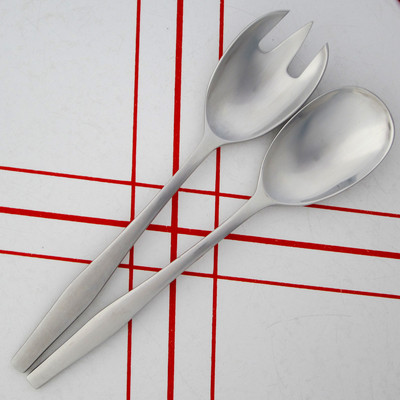 Salad Serving Spoon and Fork Set for Variation V Dansk International  Designs