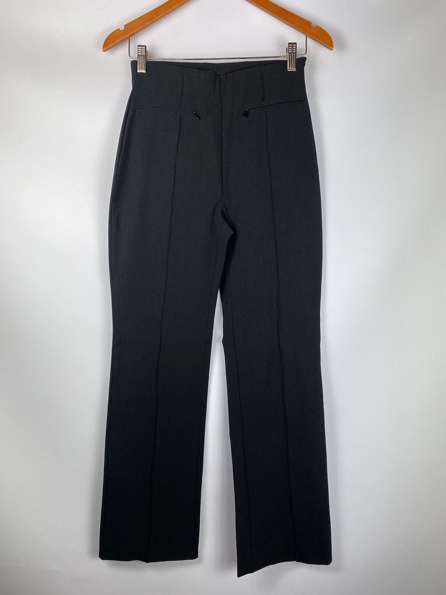 Gucci vintage women's nylon dress pants size 40 L black