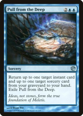 Pull from the Deep [Journey into Nyx] Magic MTG | eBay