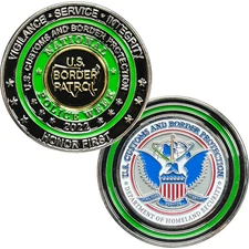 EL9-001A CBP Border Patrol Agent Commemorative America's Front Line Official Pol