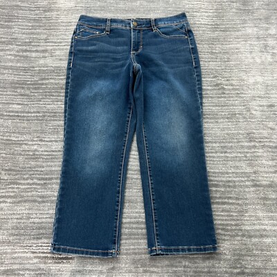 Bandolino Capri Jeans Size 4 Womens Selene Blue Denim