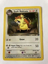 Dark Raticate 51/82 Team Rocket Common