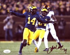 Josh Metellus Signed Michigan Wolverines 8x10 Photo (JSA COA)