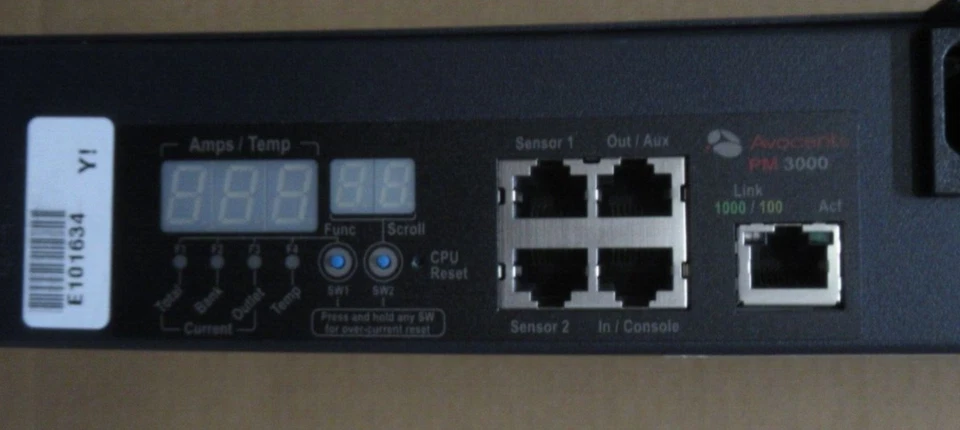 Avocent PM 3000 20xC13 32A Rack 0U PDU Power Distribution 230V PM3011V - Image 3 of 4