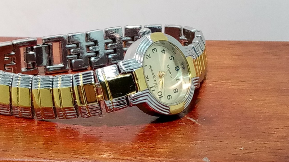 New Women's Silver & Gold Tone Analog Dress Watch | eBay